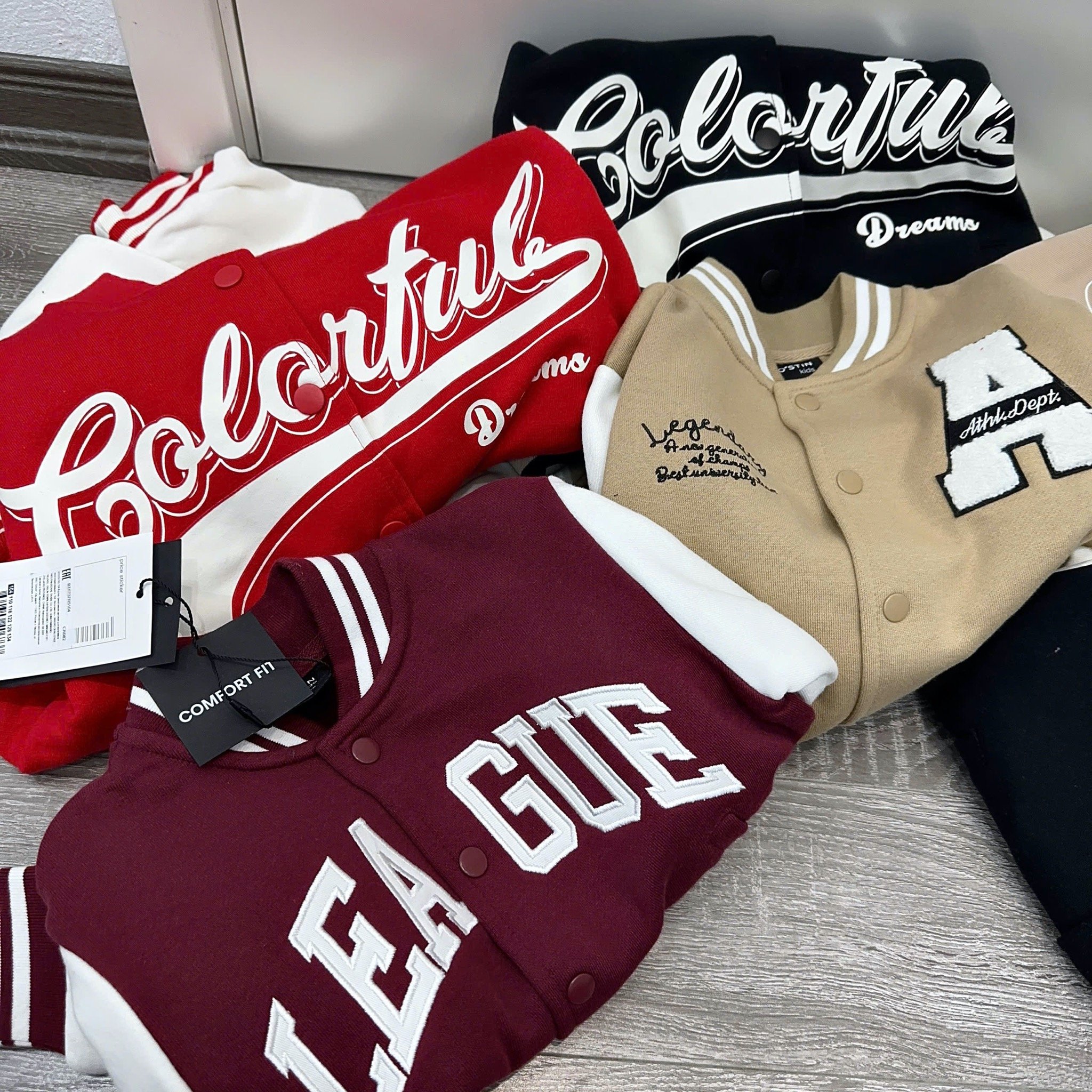 Áo khoác bomber nỉ bông Ostin dư xịn nhiều màu cho bé size 3-15y (dáng ngắn)