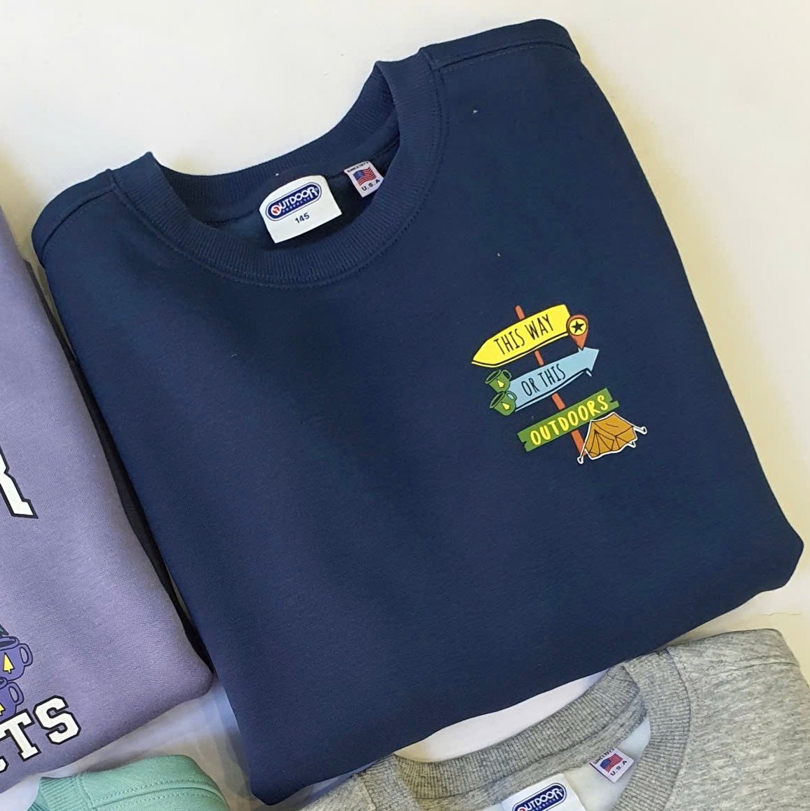 ABT29 - Áo nỉ bông OD nhiều hình cho Bé size 130 - 165