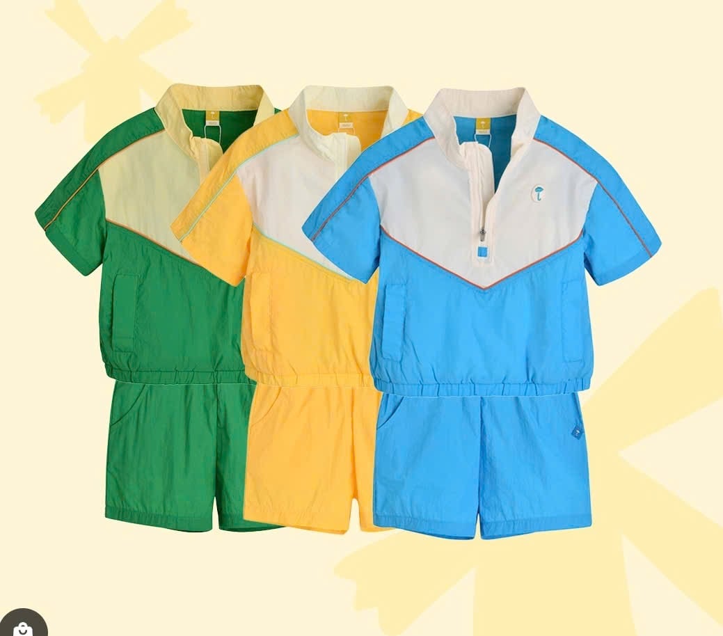 Bộ gió mềm Moimoln xuất Hàn dư xịn cho bé size 90-130