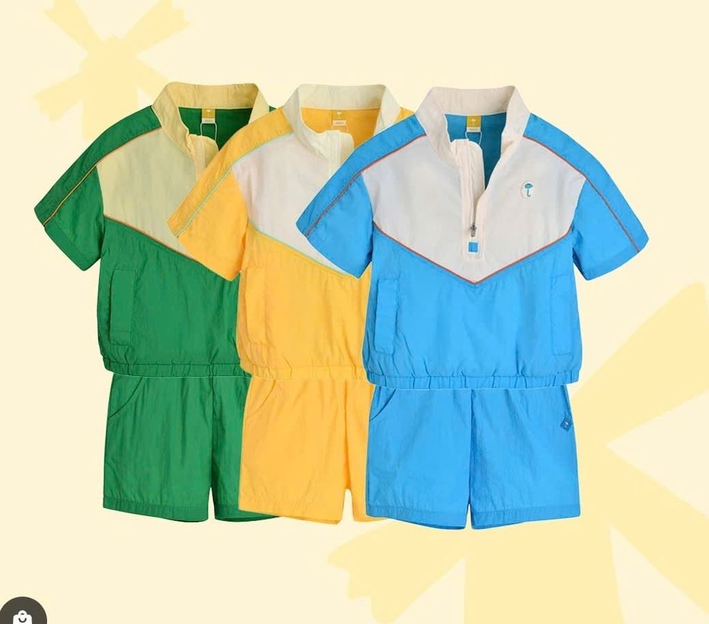 Bộ gió mềm Moimoln xuất Hàn dư xịn cho bé size 90-130