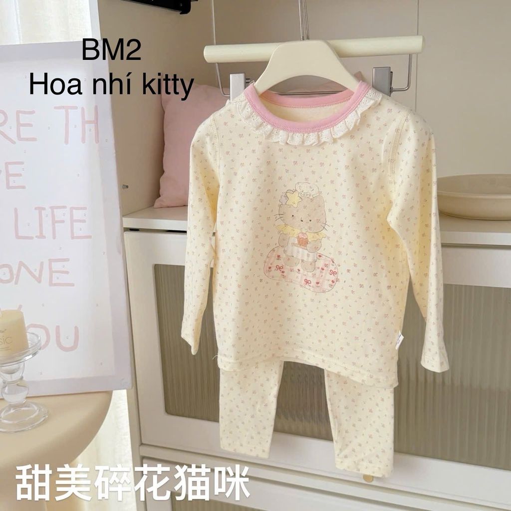 BBG29 - Bộ thun dài tay Hey Honey nhiều mẫu cho bé size 90 - 150