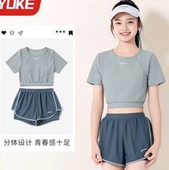 YY1195 - Bộ bơi rời cộc tay YUKE 2 màu Originals size 150-190 (ĐẠI)