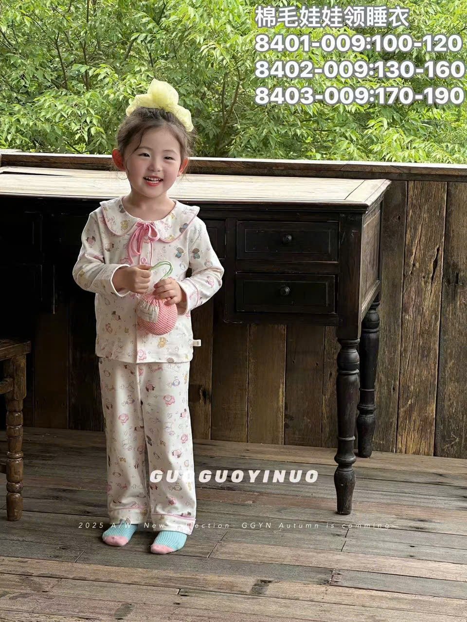 BM1 - Bộ pyjama QC vải thun mềm nhiều màu cho bé gái size 130-160