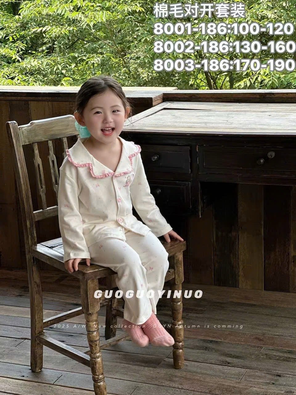 BM1 - Bộ pyjama QC vải thun mềm nhiều màu cho bé gái size 130-160