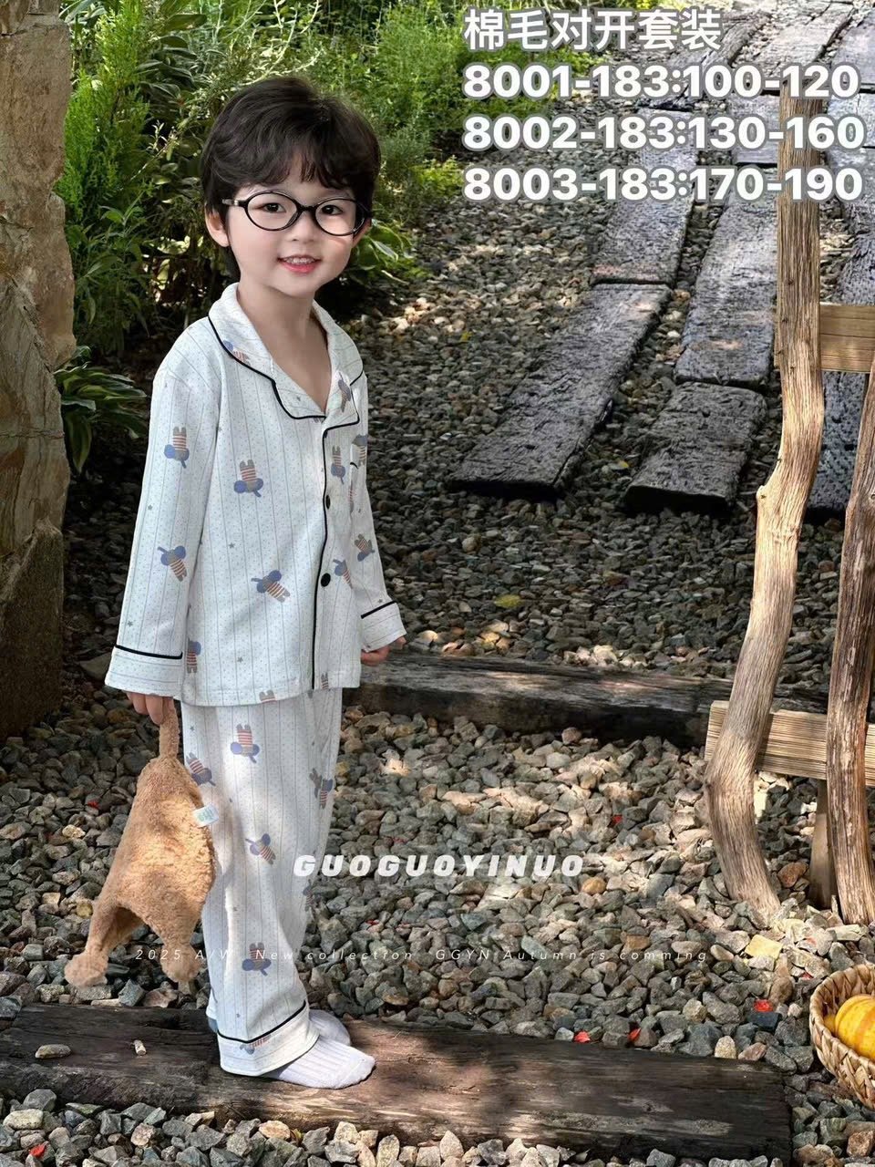 BM2 - Bộ pyjama QC vải thun mềm nhiều màu cho bé trai size 130-160