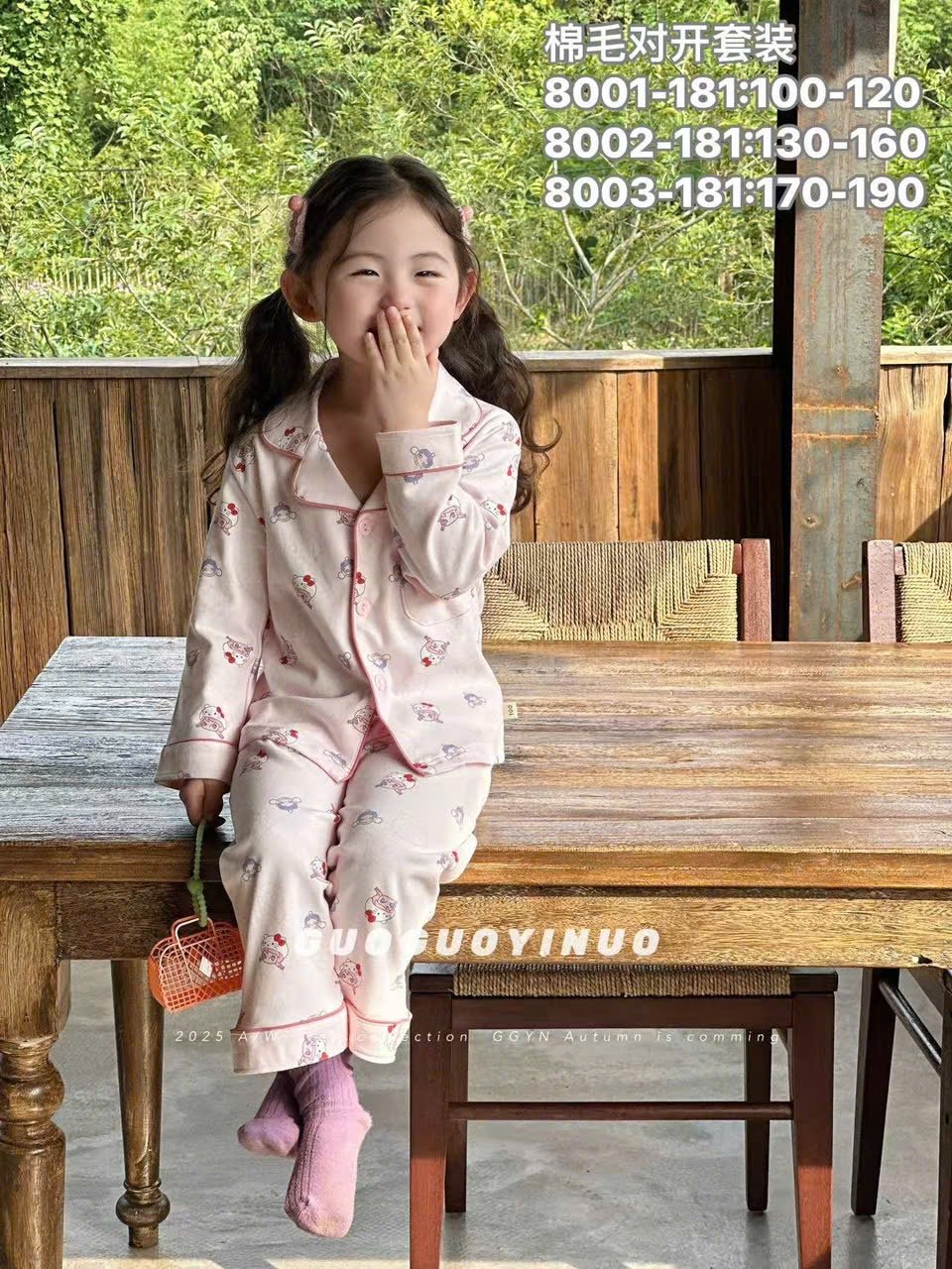 BM1 - Bộ pyjama QC vải thun mềm nhiều màu cho bé gái size 130-160