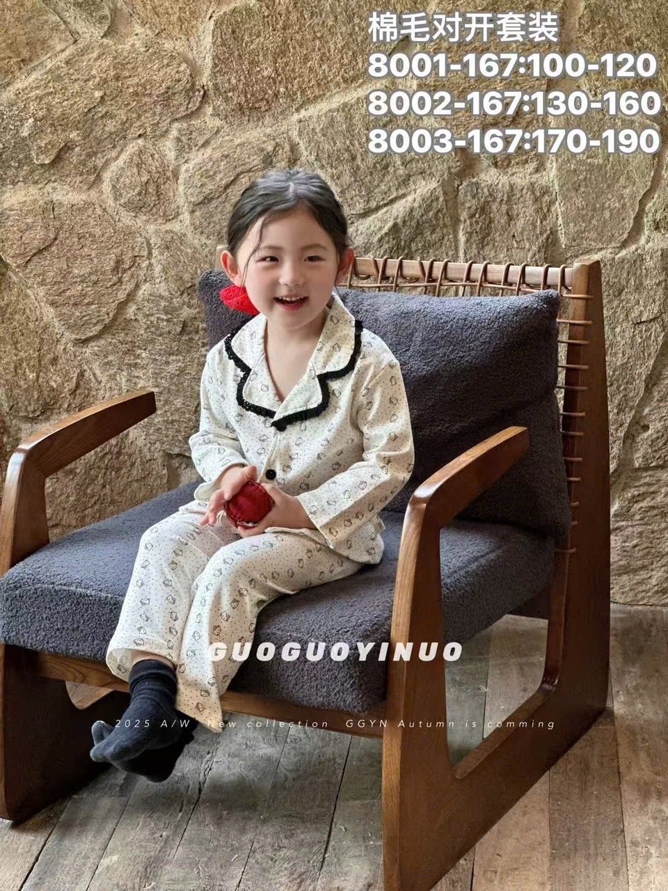 BM1 - Bộ pyjama QC vải thun mềm nhiều màu cho bé gái size 130-160