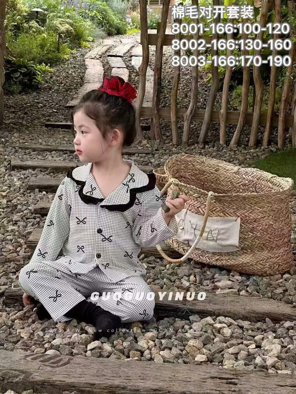 BM1 - Bộ pyjama QC vải thun mềm nhiều màu cho bé gái size 130-160