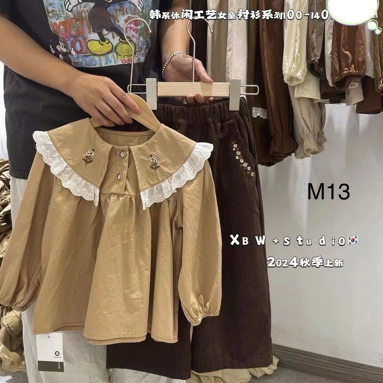 Áo sơ mi nhiều mẫu Bé Gái size 90 - 140