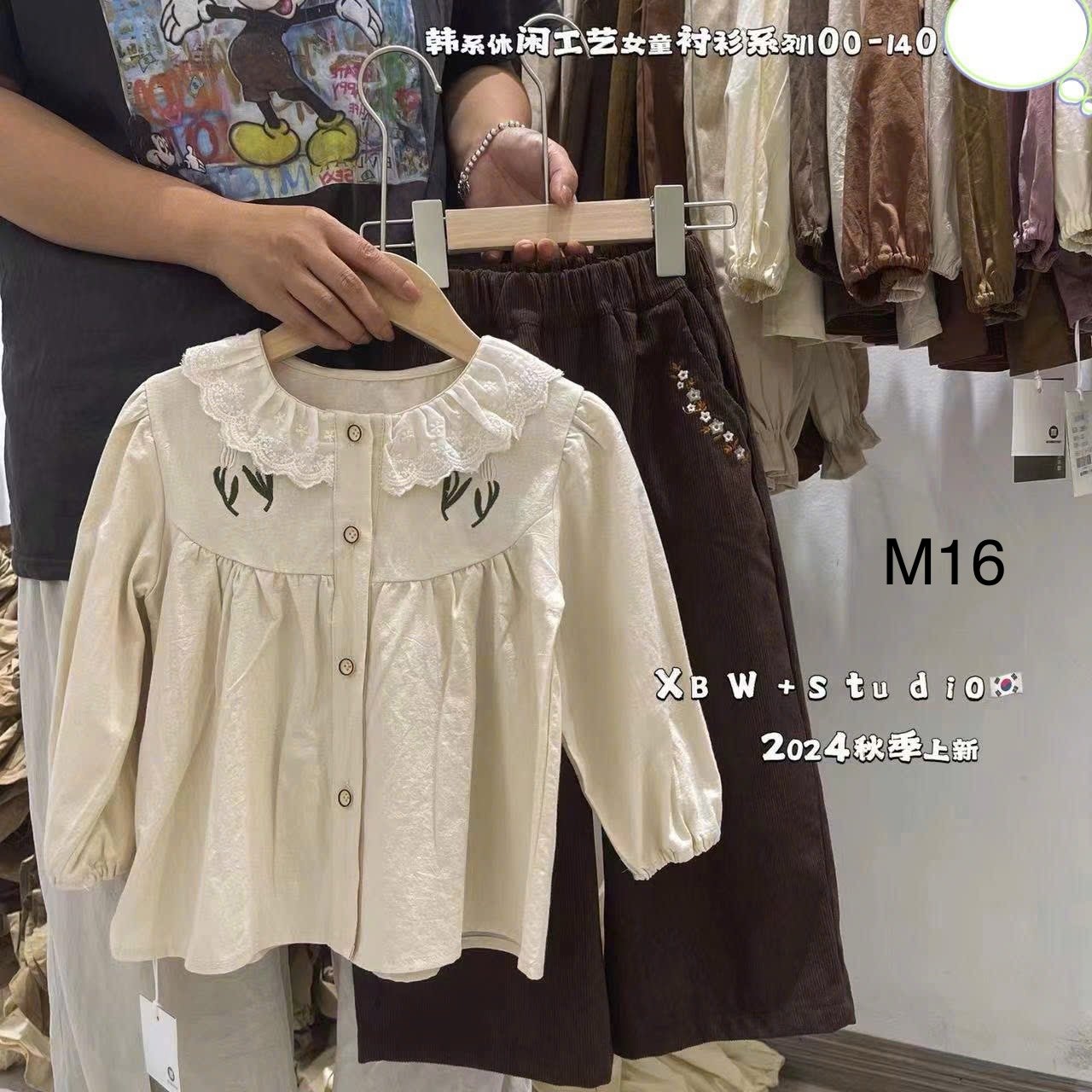 Áo sơ mi nhiều mẫu Bé Gái size 90 - 140