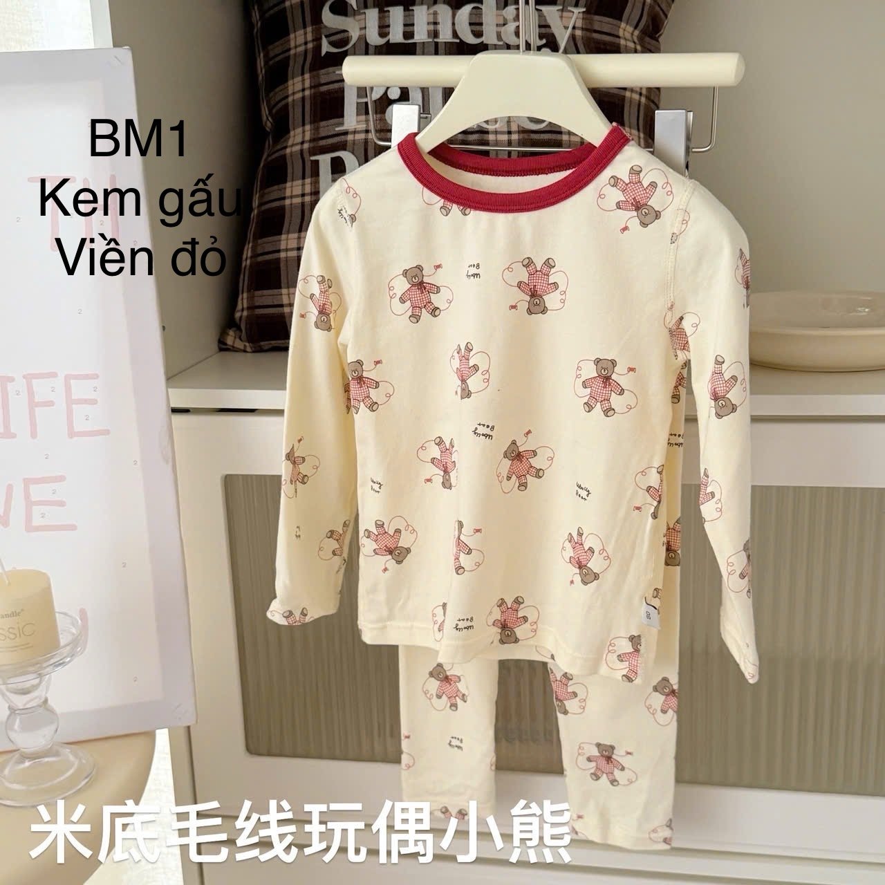 BM1 - Bộ thun dài tay Hey Honey nhiều mẫu cho bé size 90 - 150