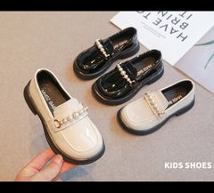 V9005 - Giày búp bê đính hạt 2 màu cho bé gái size 26-36