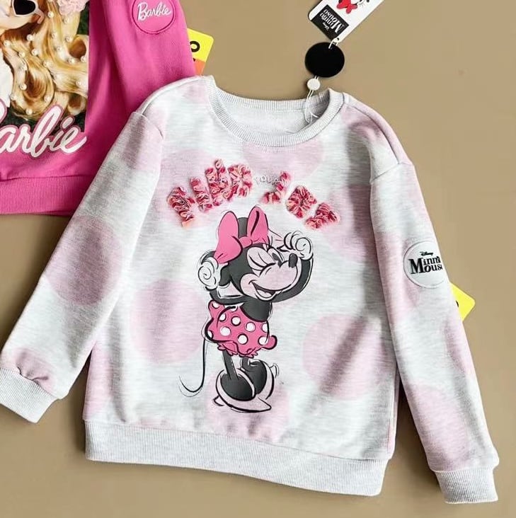 Áo nỉ Disney, Hollyland dư xịn nhiều màu bé gái size 3-12y