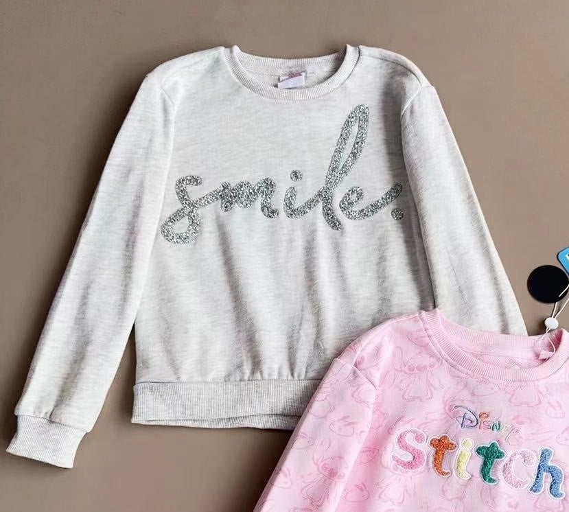 Áo nỉ Disney, Hollyland dư xịn nhiều màu bé gái size 3-12y