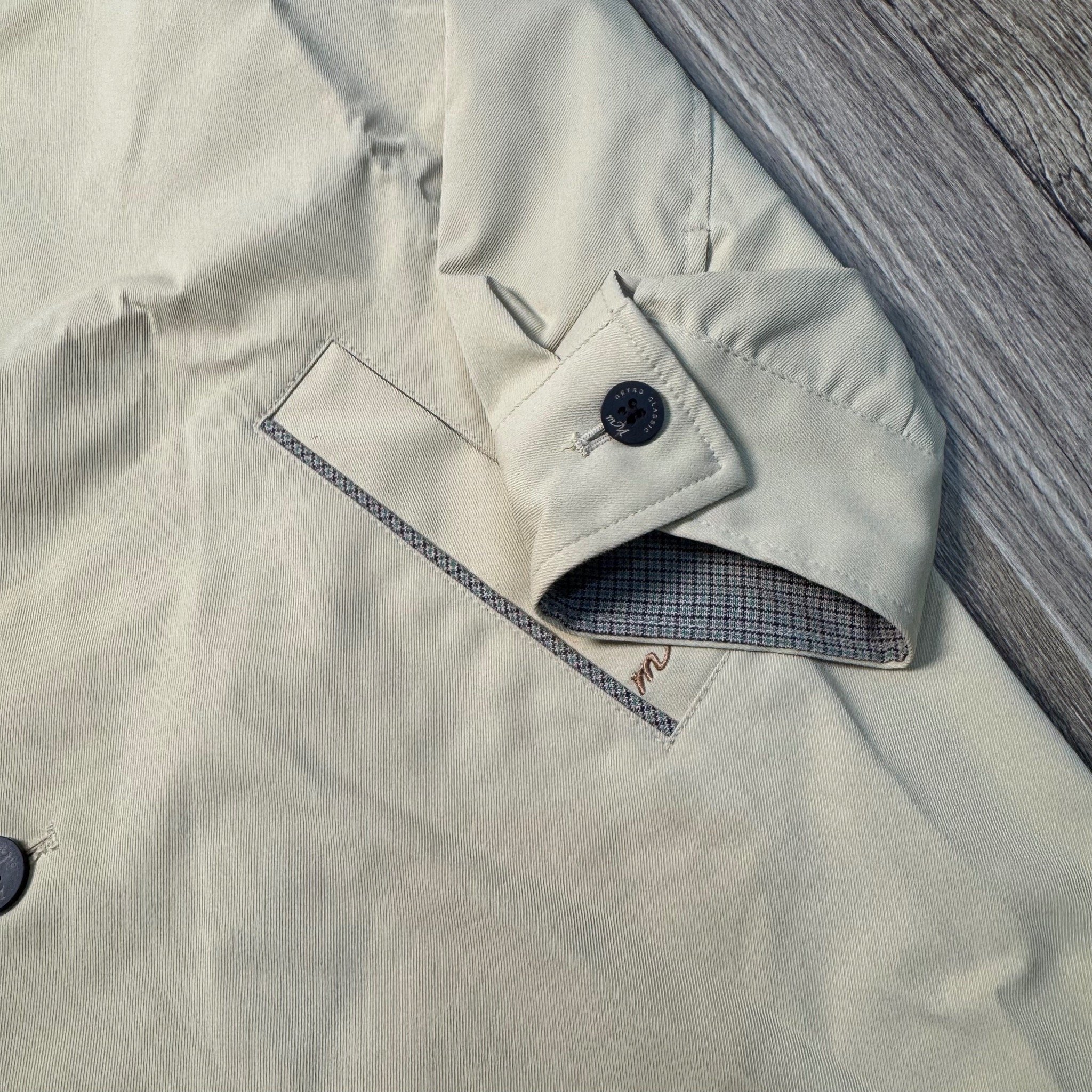 Áo khoác kaki Moimoln 2 lớp cổ bẻ phối cổ thuỷ thủ dáng dài cho bé size 90-140