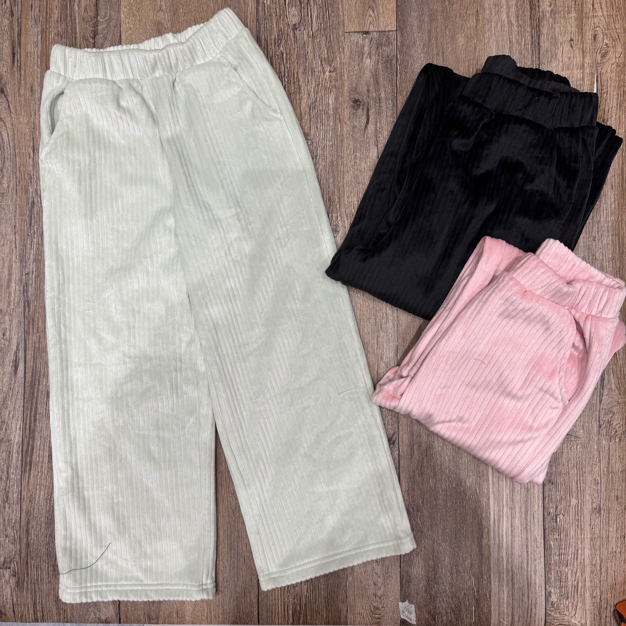 Quần nhung tăm ống suông Topten xuất Hàn 3 màu cho bé gái size 110-160