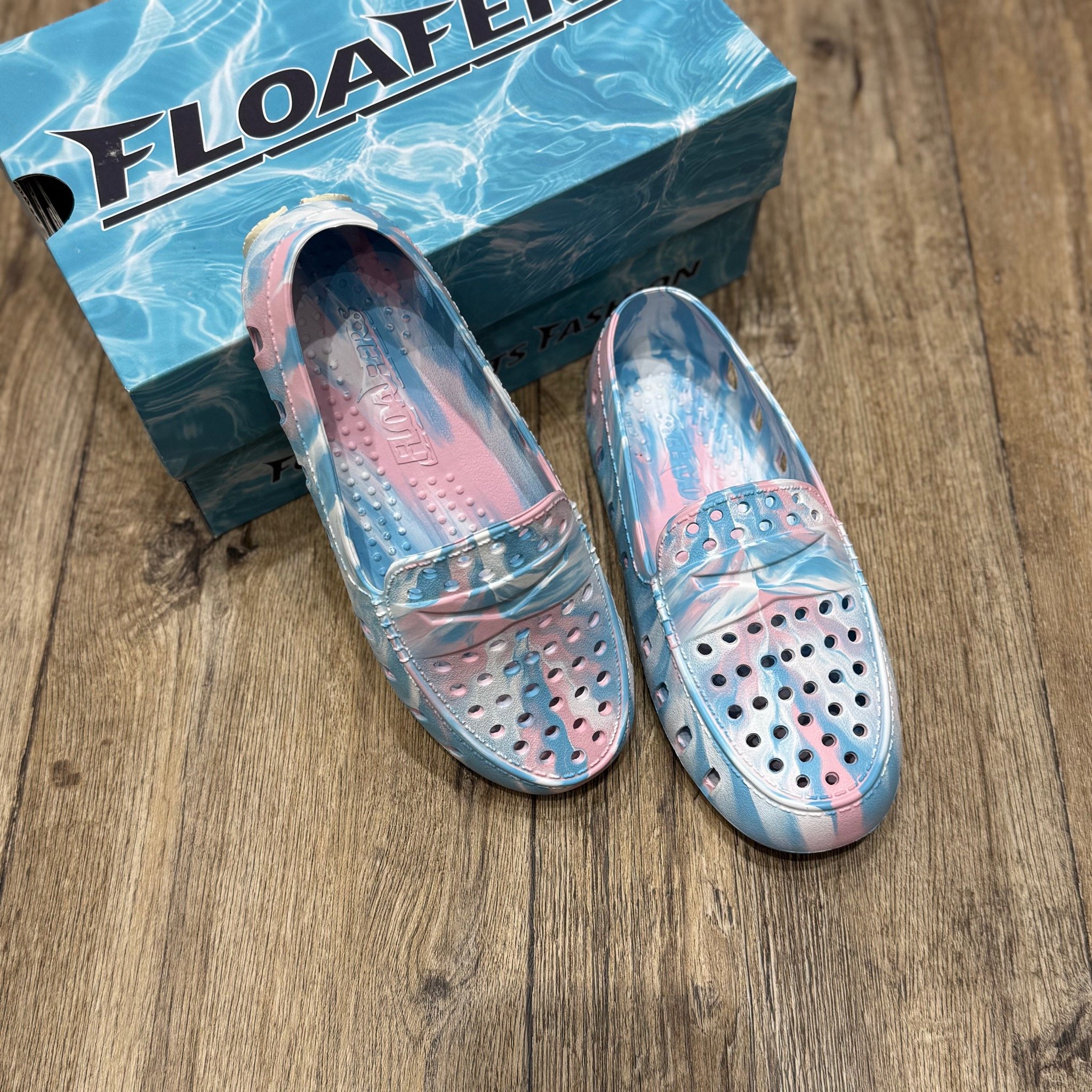 Giày nhựa Floafers Kids dư xịn dẻo thơm nhiều màu cho bé size 31-35