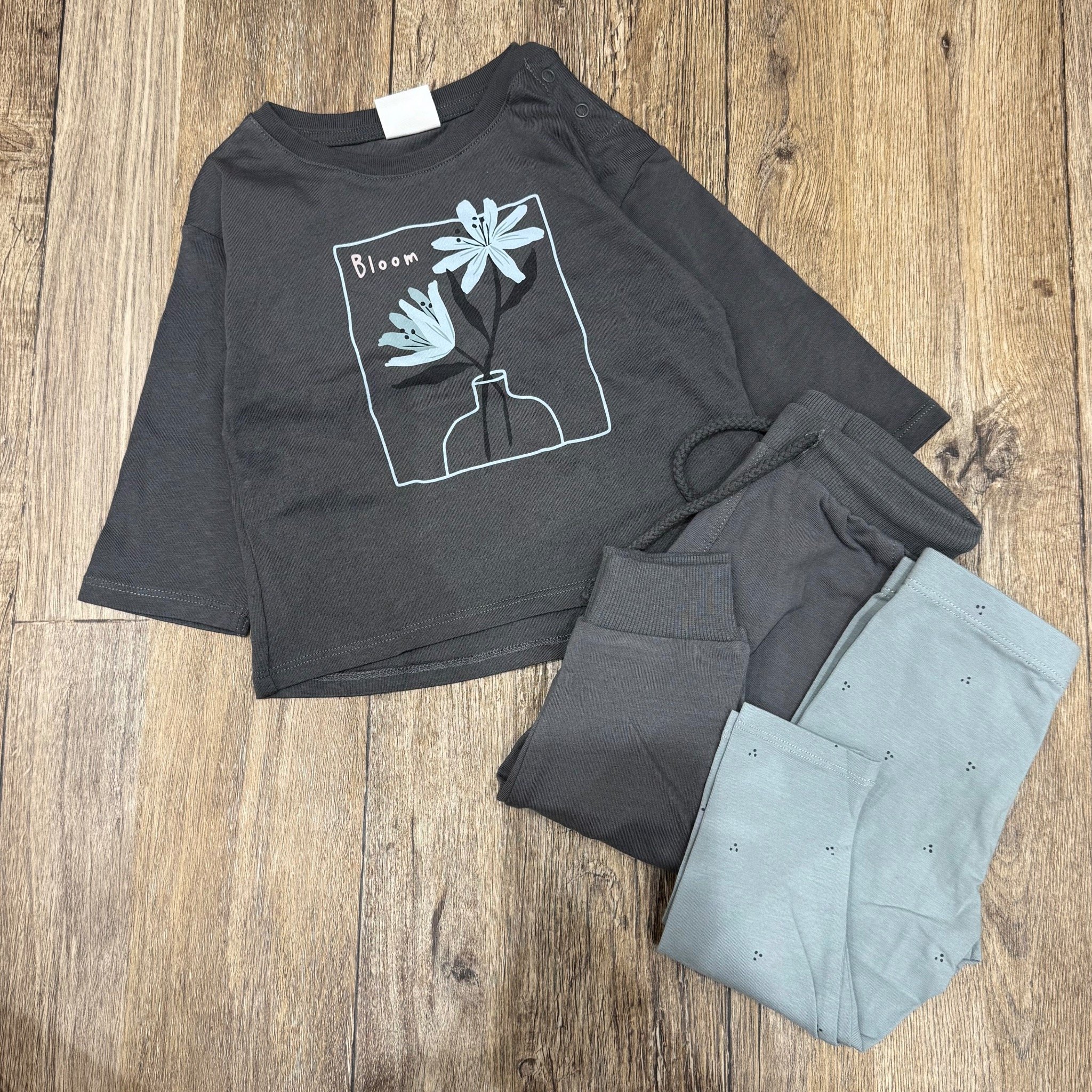 BBG28 - Bộ cotton Minene nhiều màu cho bé gái size 1-7y (quần ngẫu nhiên)