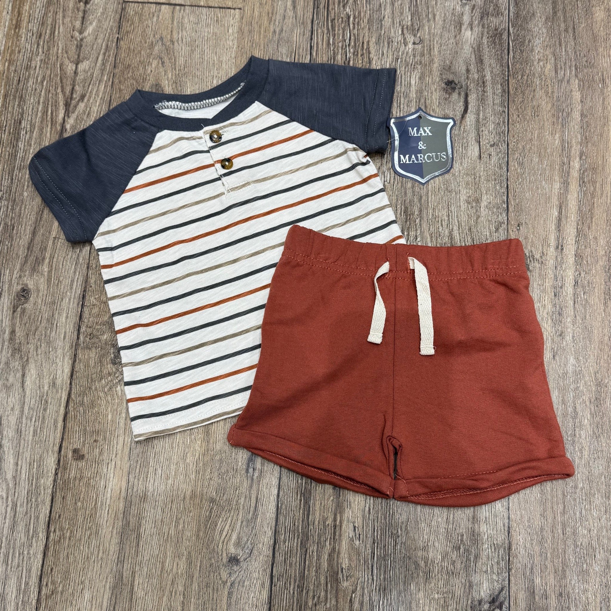 Bộ cotton Max & Marcus dư xịn nhiều màu bé trai size 1-7y