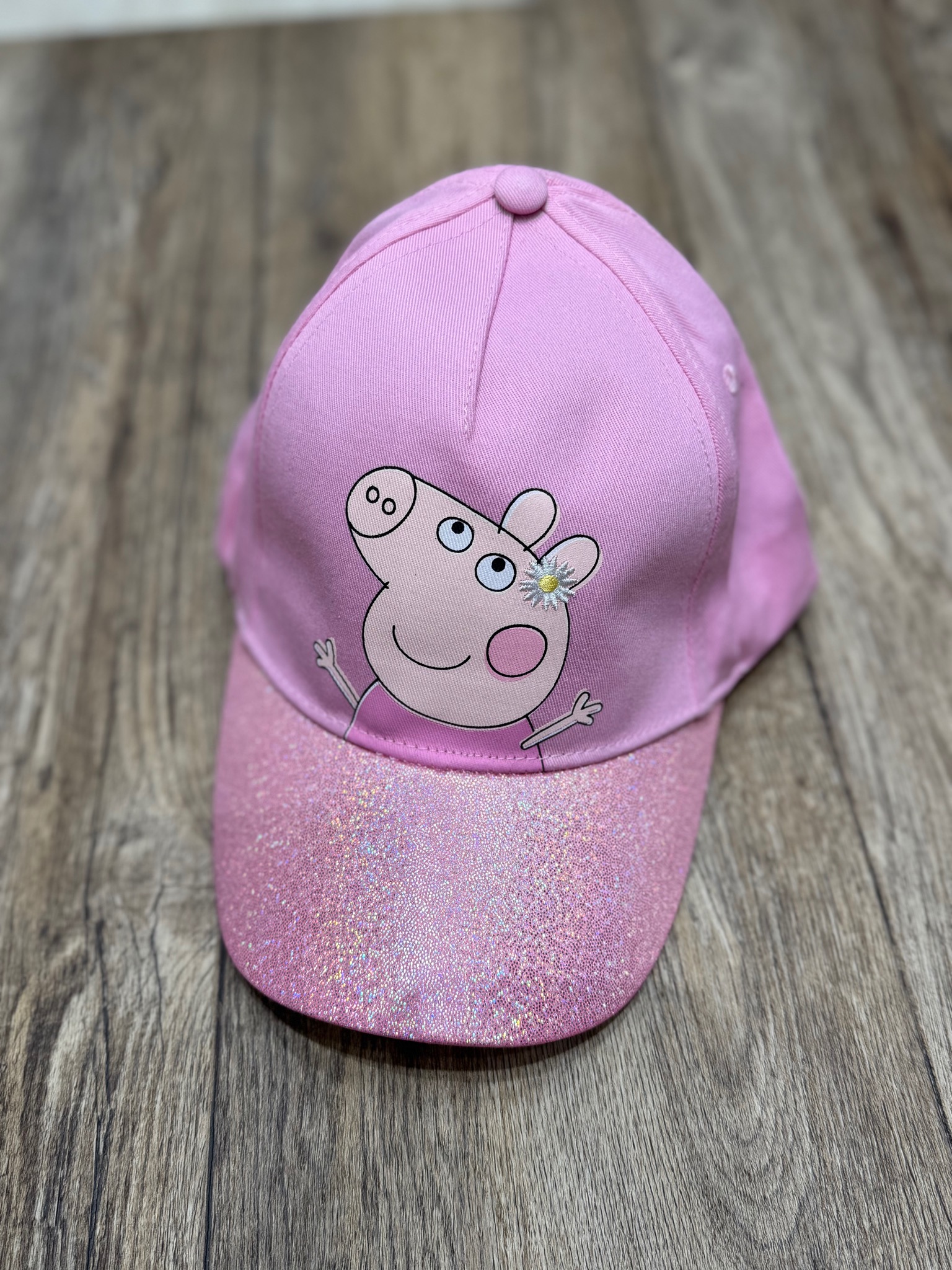 Mũ lưỡi trai màu hồng Peppa Pig bé gái size 3-12y