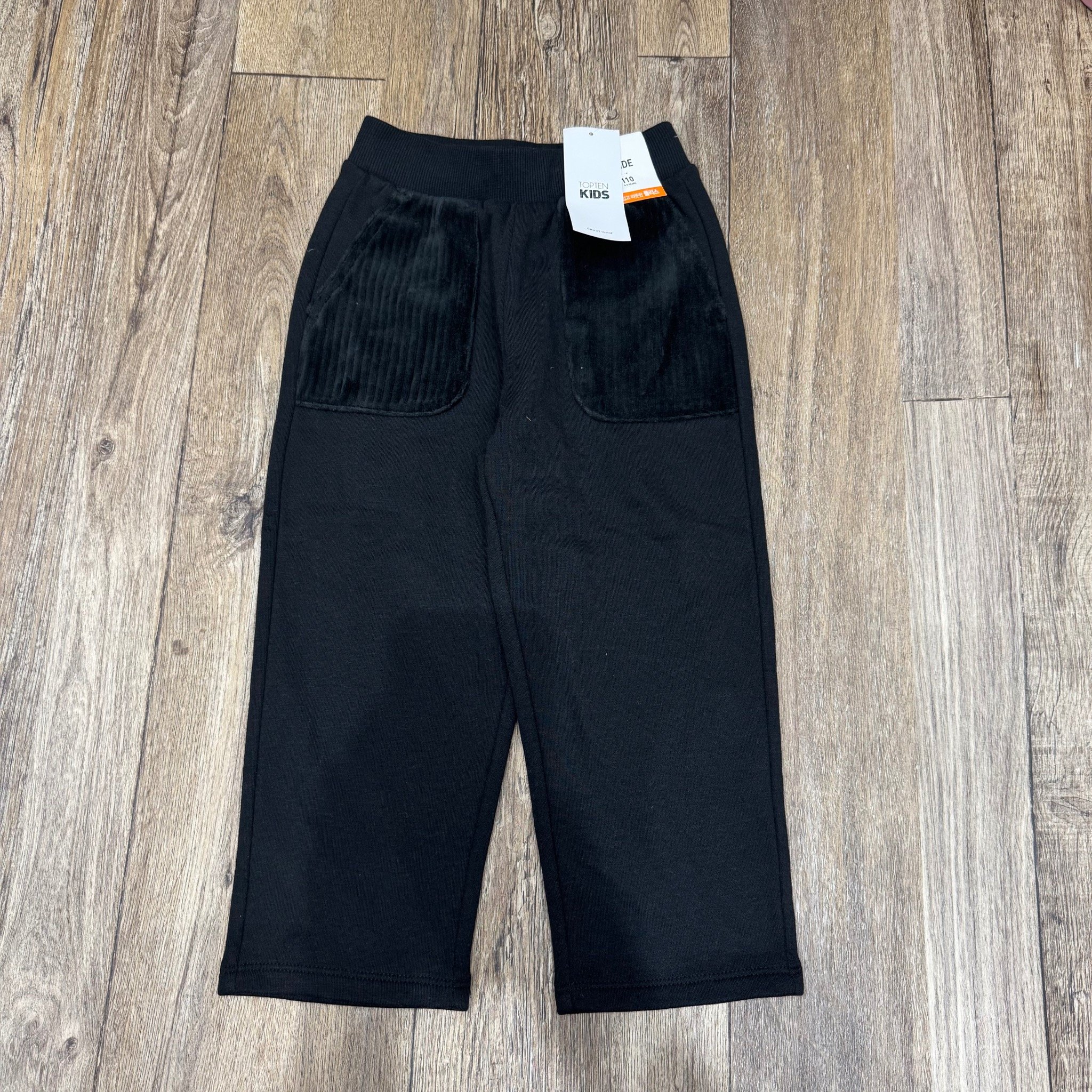 Quần baggy nỉ bông Topten phối túi nhung nhiều màu cho bé size 100-150