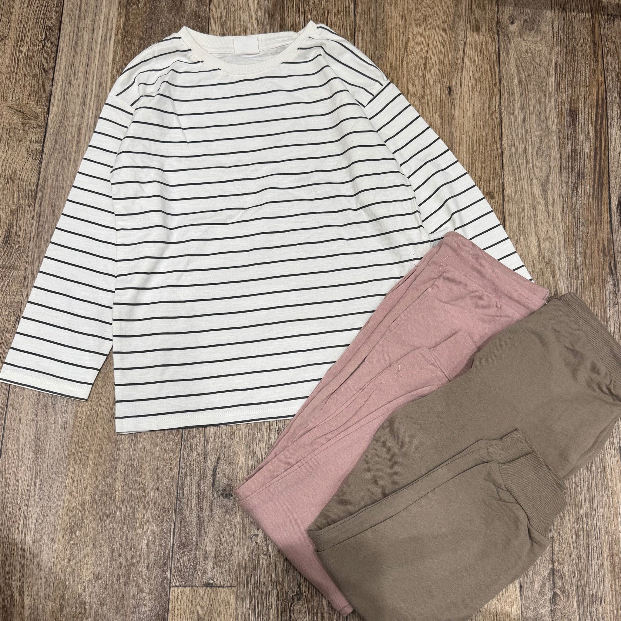 BBG28 - Bộ cotton Minene nhiều màu cho bé gái size 1-7y (quần ngẫu nhiên)