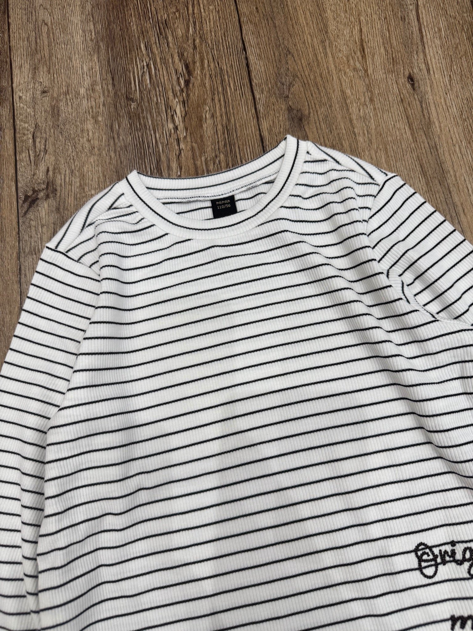 ABG21 - Áo thun MM kẻ trắng đen cho bé size 100-140