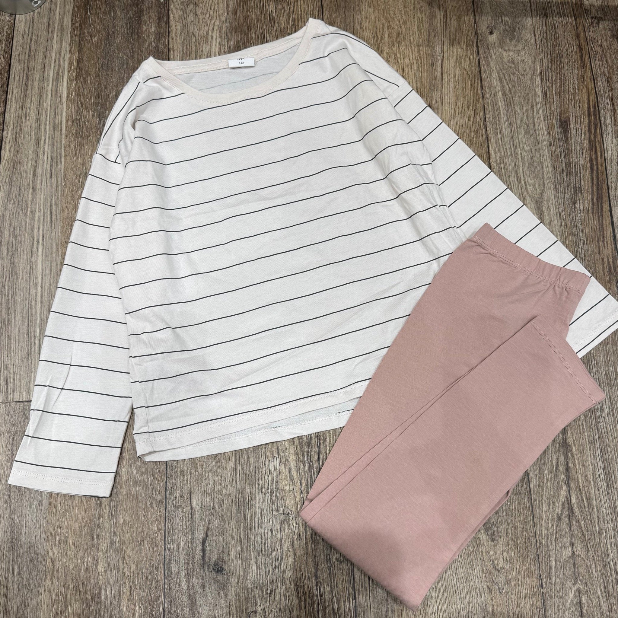 BBG28 - Bộ cotton Minene nhiều màu cho bé gái size 1-7y (quần ngẫu nhiên)