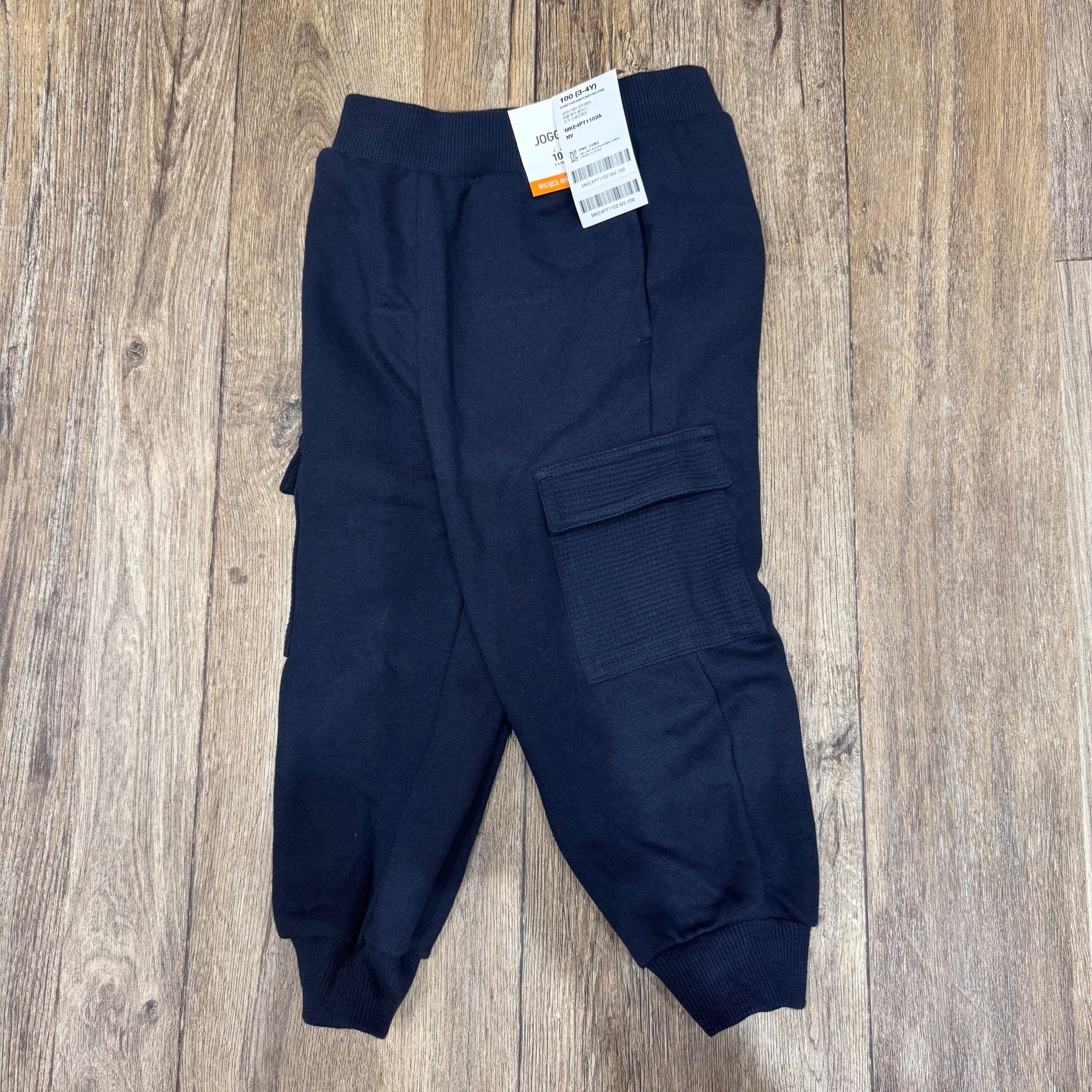 Quần jogger nỉ bông Topten phối túi nỉ tổ ong nhiều màu cho bé size 100-150