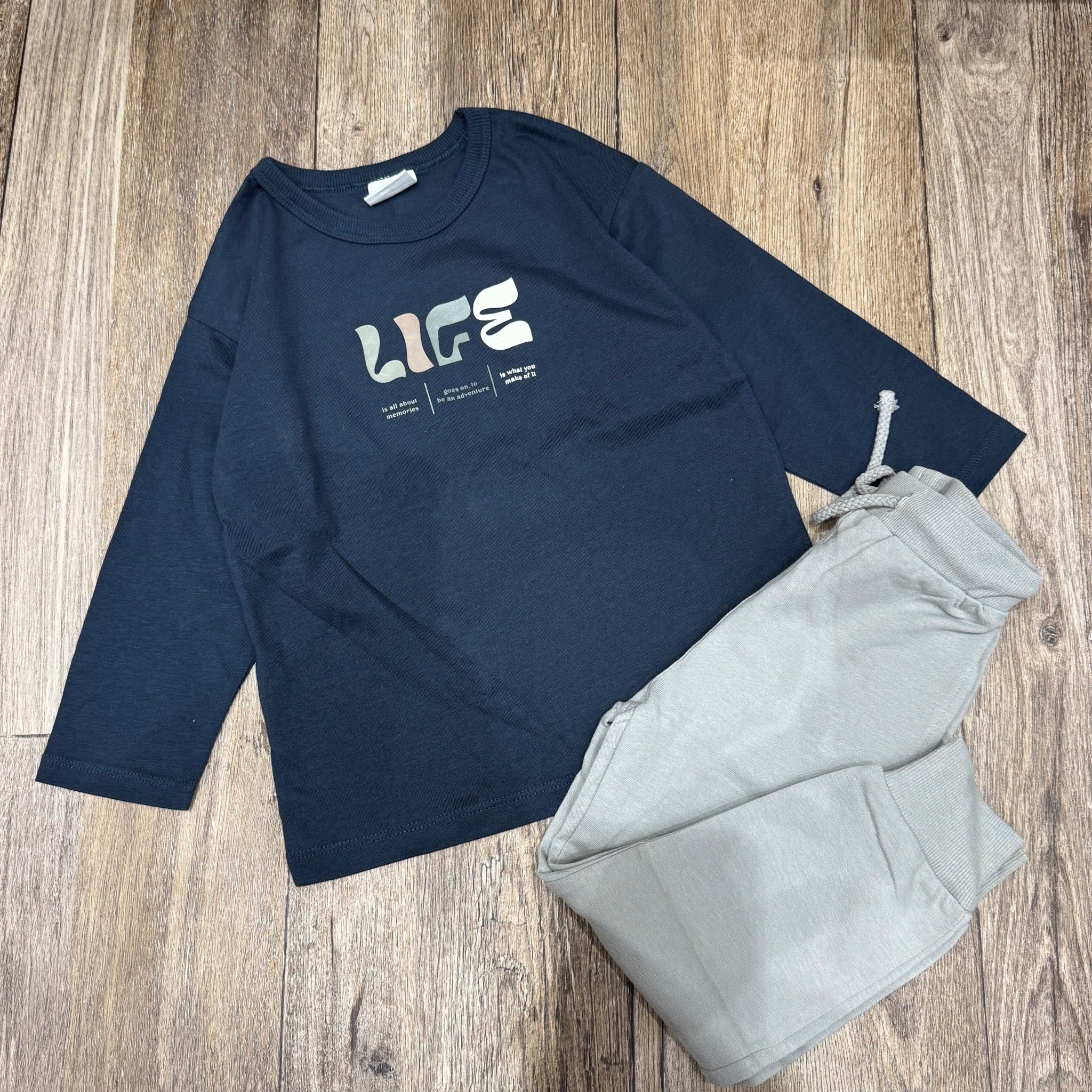 BBT30 - Bộ cotton Minene nhiều màu cho bé trai size 1-7y (quần ngẫu nhiên)