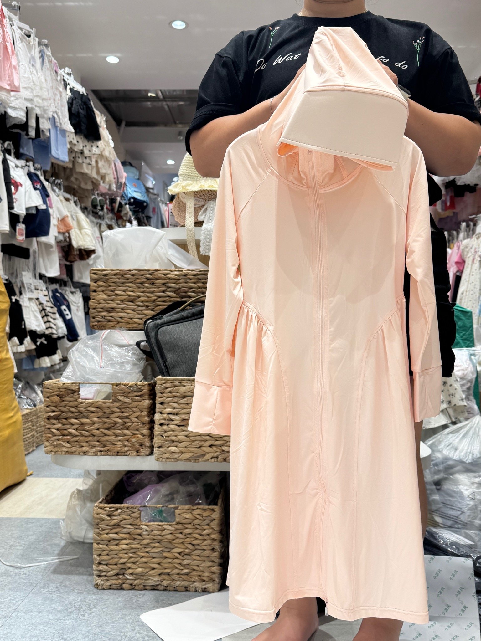 Áo chống nắng toàn thân +50UPF vải làm mát cho bé size 120-170