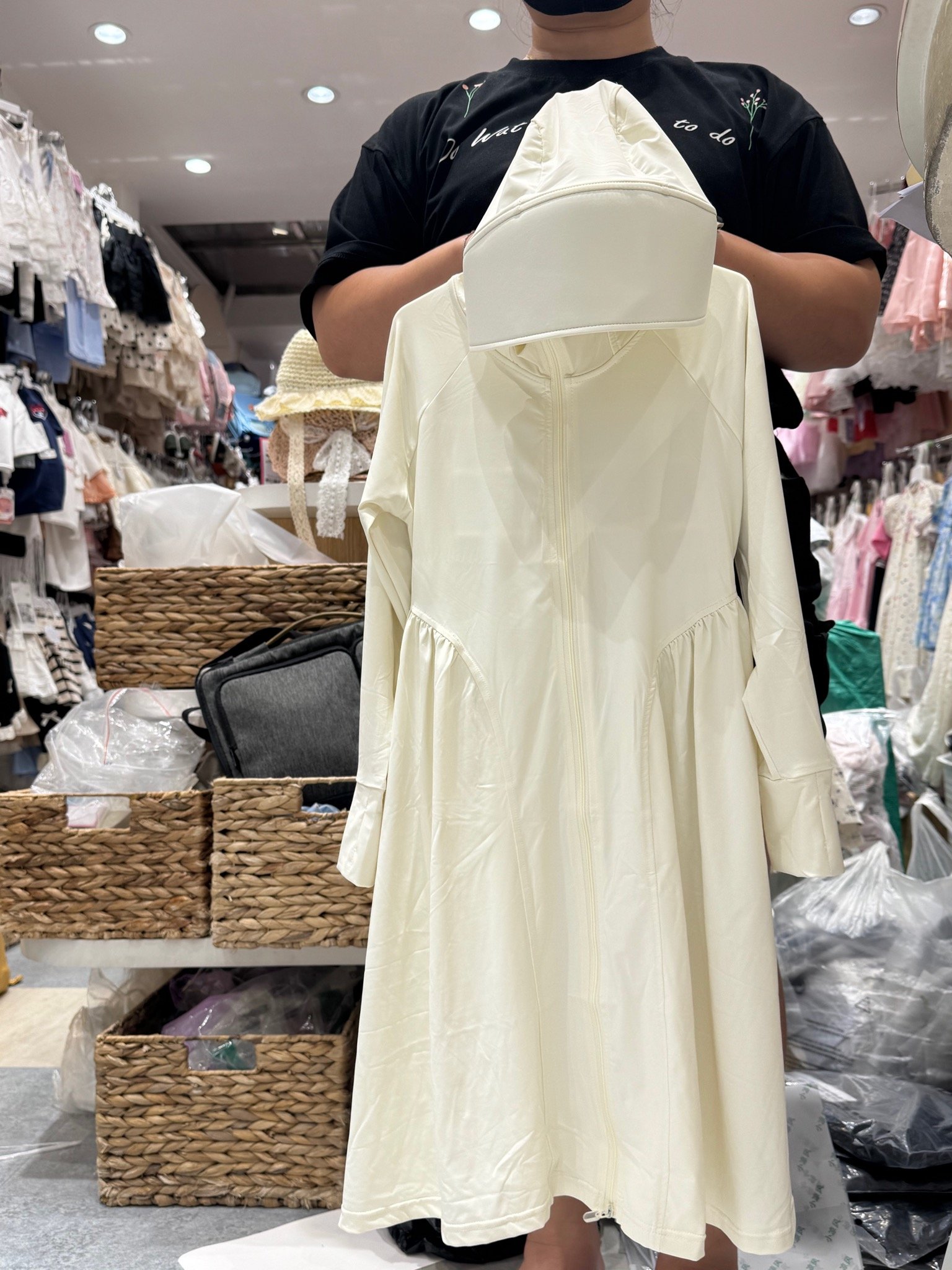 Áo chống nắng toàn thân +50UPF vải làm mát cho bé size 120-170