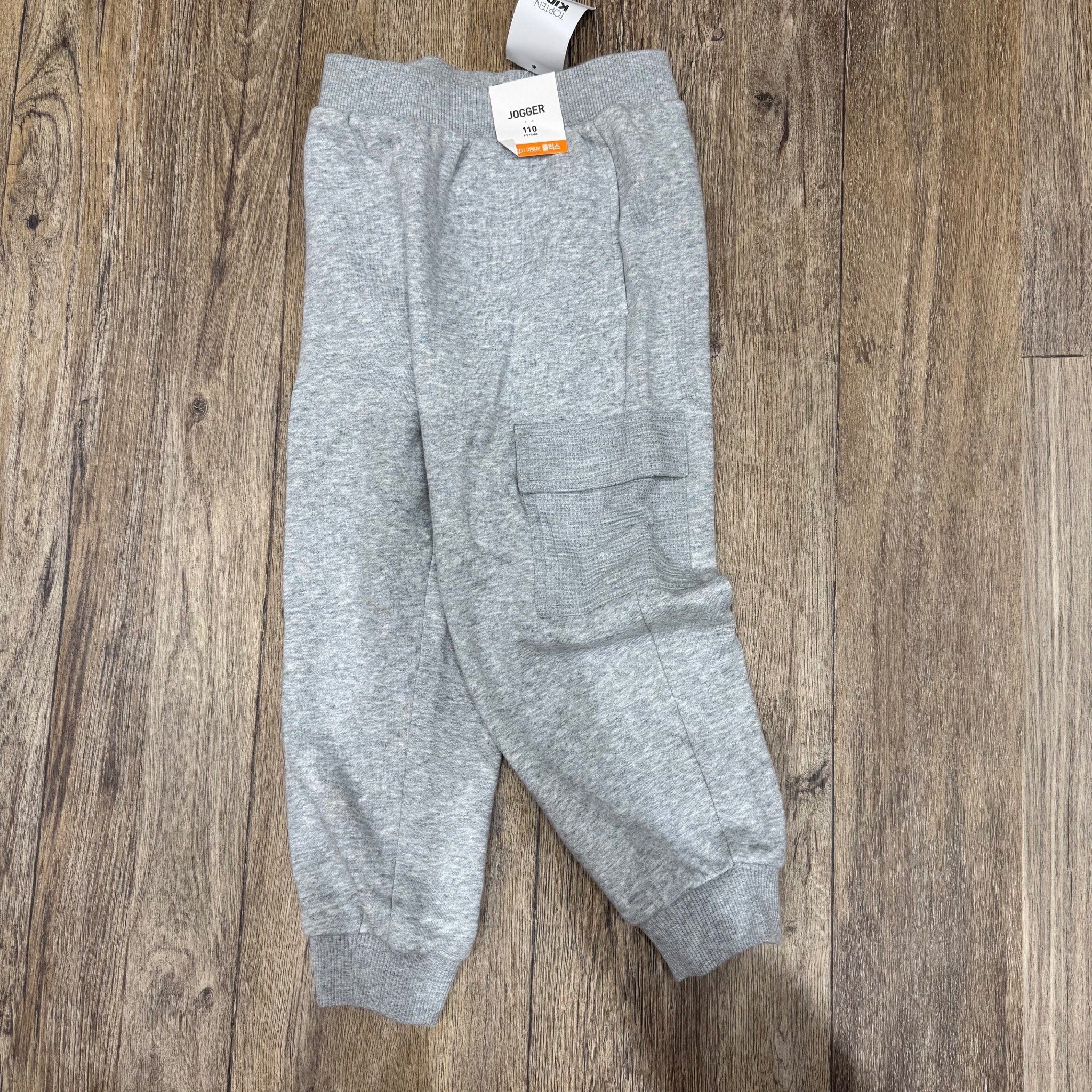 Quần jogger nỉ bông Topten phối túi nỉ tổ ong nhiều màu cho bé size 100-150