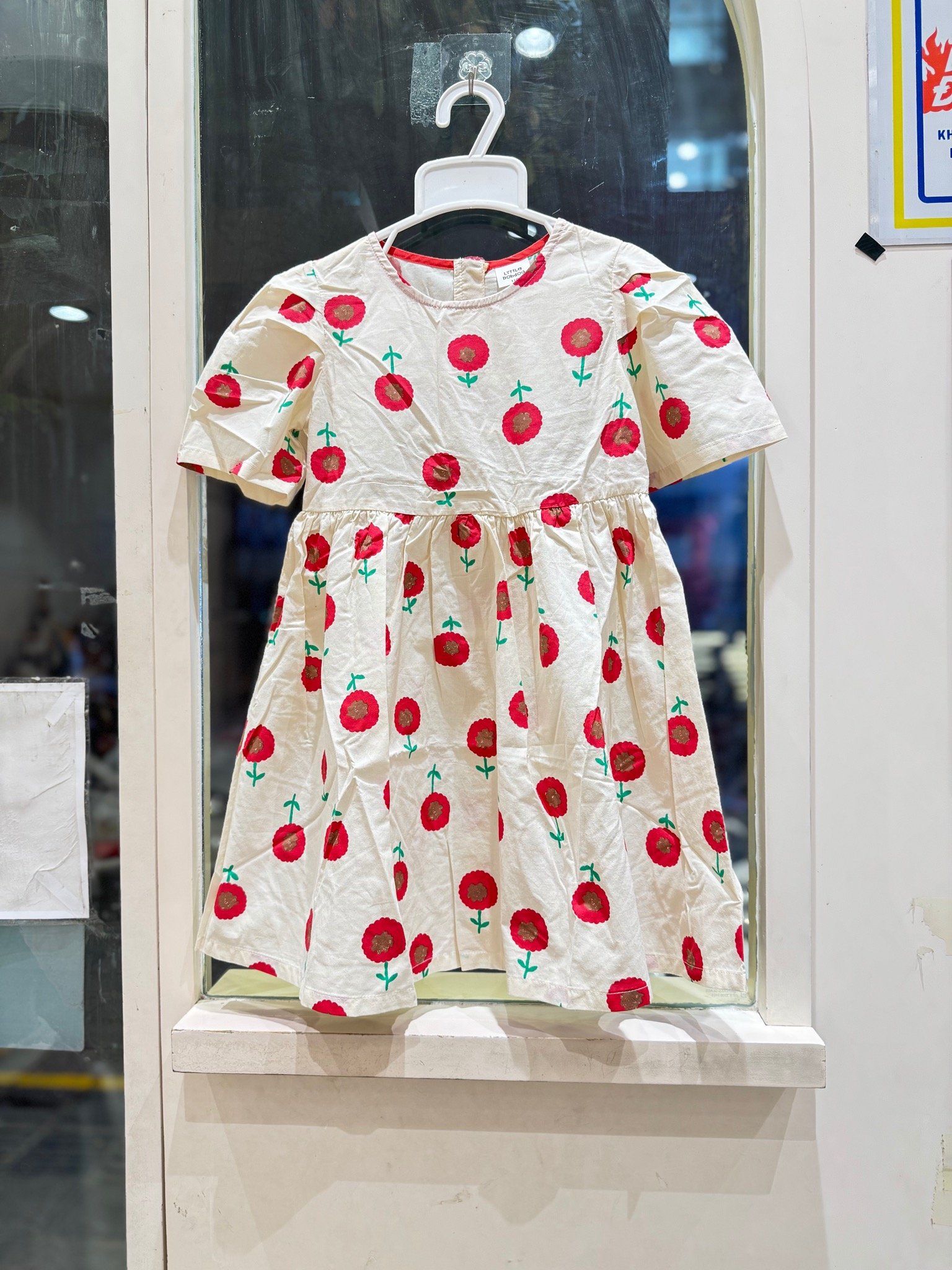 V00018 - Váy vải thô nhiều màu cho bé size 100-150