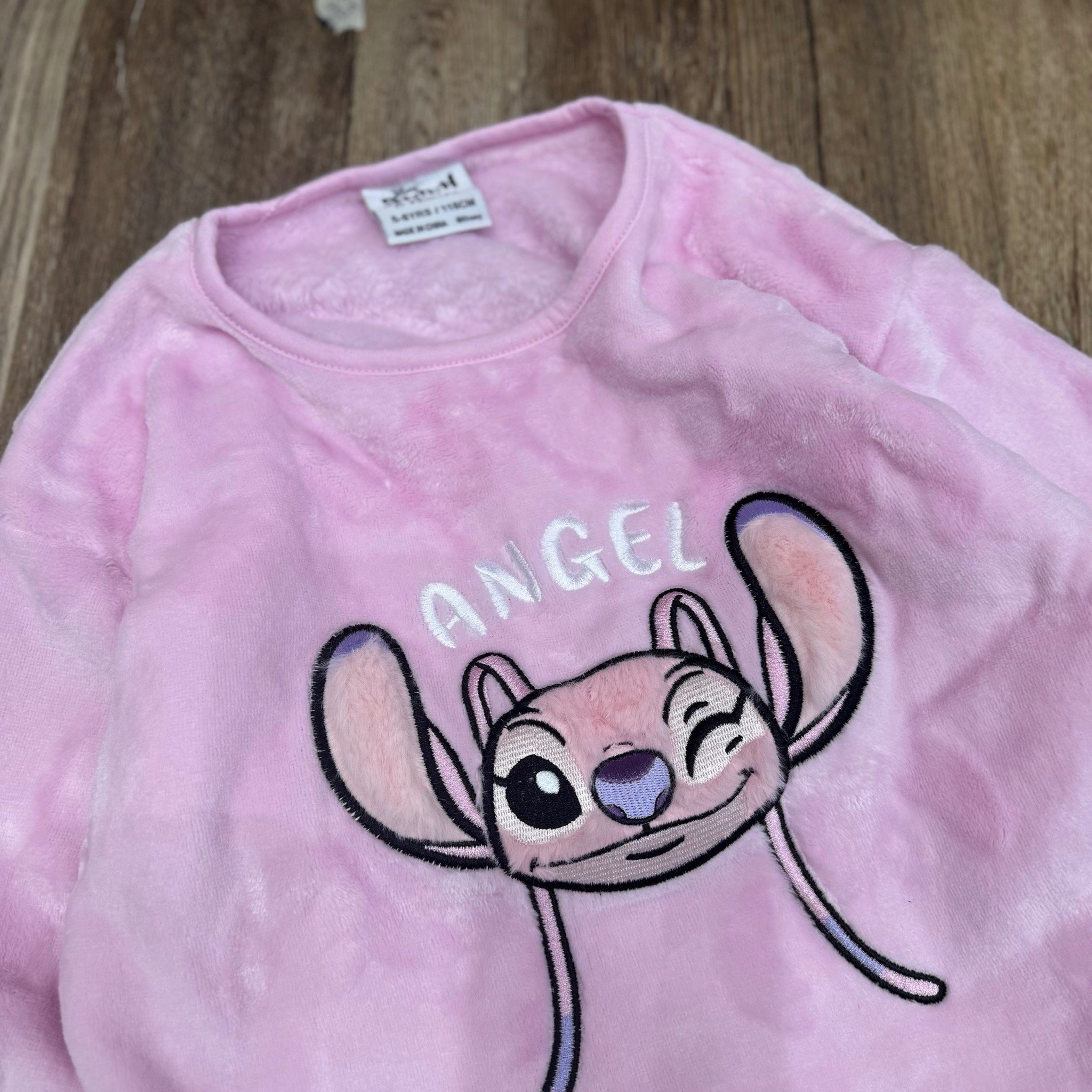 Bộ băng lông Pri.mark dư xịn màu hồng Stitch cho bé size 5-15y