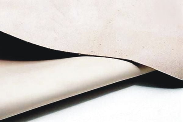 Vegetable Tanned Crust Leather - Natural & Tan Color