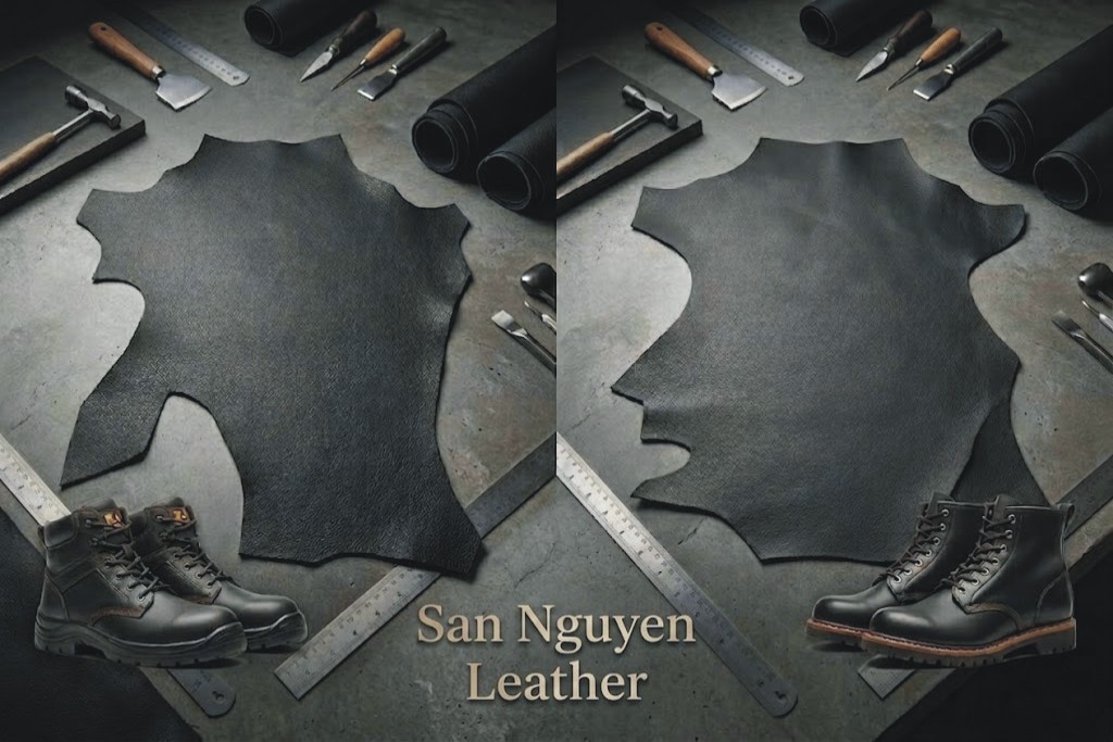 Grain & Split Leather