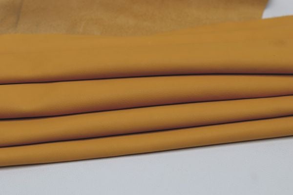 Full Veg Softy Leather - Yellow Color