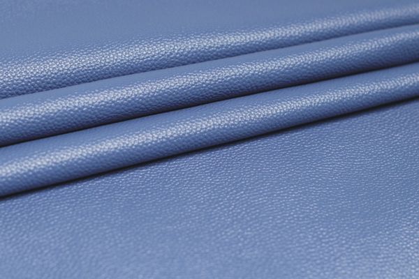 Embossed Milled Leather - Indigo