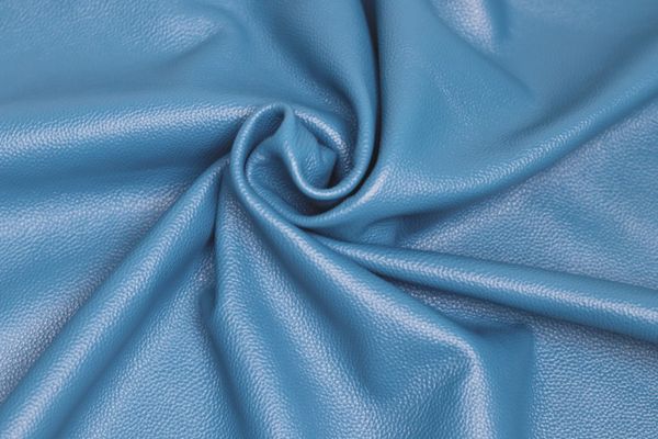 Embossed Milled Leather - Astral Blue