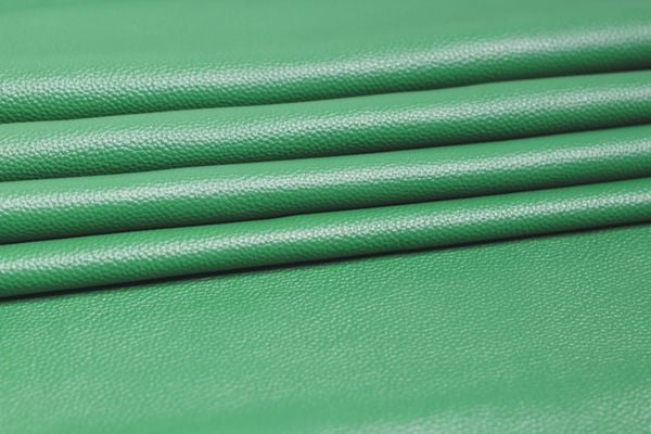 Embossed Milled Leather - Emerald