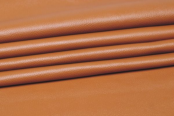 Embossed Milled Leather - Golden Brown