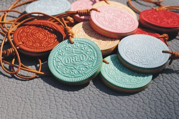 Handmade Oreo Cookie Bag Charm