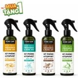  [Mua 1 Tặng 1] Xịt Phòng Tinh Dầu Bạc Hà, Quế, Chanh Giúp Thơm Phòng, Xua Đuổi Muỗi Côn Trùng 