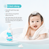  [Mua 1 Tặng 1] Sữa Tắm Gội Toàn Thân Cho Bé Dịu Nhẹ, Sạch Mềm Thơm Da Bon Bon 