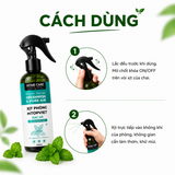  [Mua 1 Tặng 1] Xịt Phòng Tinh Dầu Bạc Hà, Quế, Chanh Giúp Thơm Phòng, Xua Đuổi Muỗi Côn Trùng 