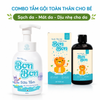  Combo Tắm Gội Toàn Thân Cho Bé Giúp Sạch Da, Dịu Mát Da Bon Bon 