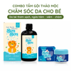  Combo Tắm Gội Thảo Mộc Giảm Rôm Sảy, Dịu Hăm, Viêm Da Cho Bé Bon Bon 
