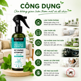  [Mua 1 Tặng 1] Xịt Phòng Tinh Dầu Bạc Hà, Quế, Chanh Giúp Thơm Phòng, Xua Đuổi Muỗi Côn Trùng 