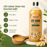  [Mua 1 Tặng 1] Cốt Gừng Tràm Khuynh Diệp Không Bã 500ml - 1L, Pha Tắm Bé, Ngâm Chân, Giữ Ấm Cơ Thể 